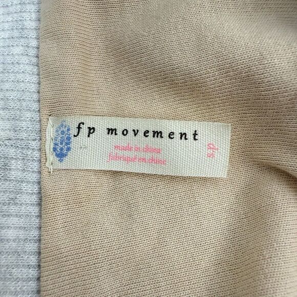 Free People Movement Jacket Women S Sherpa Fleece Full Zip Oversized Cream Green - Picture 11 of 16